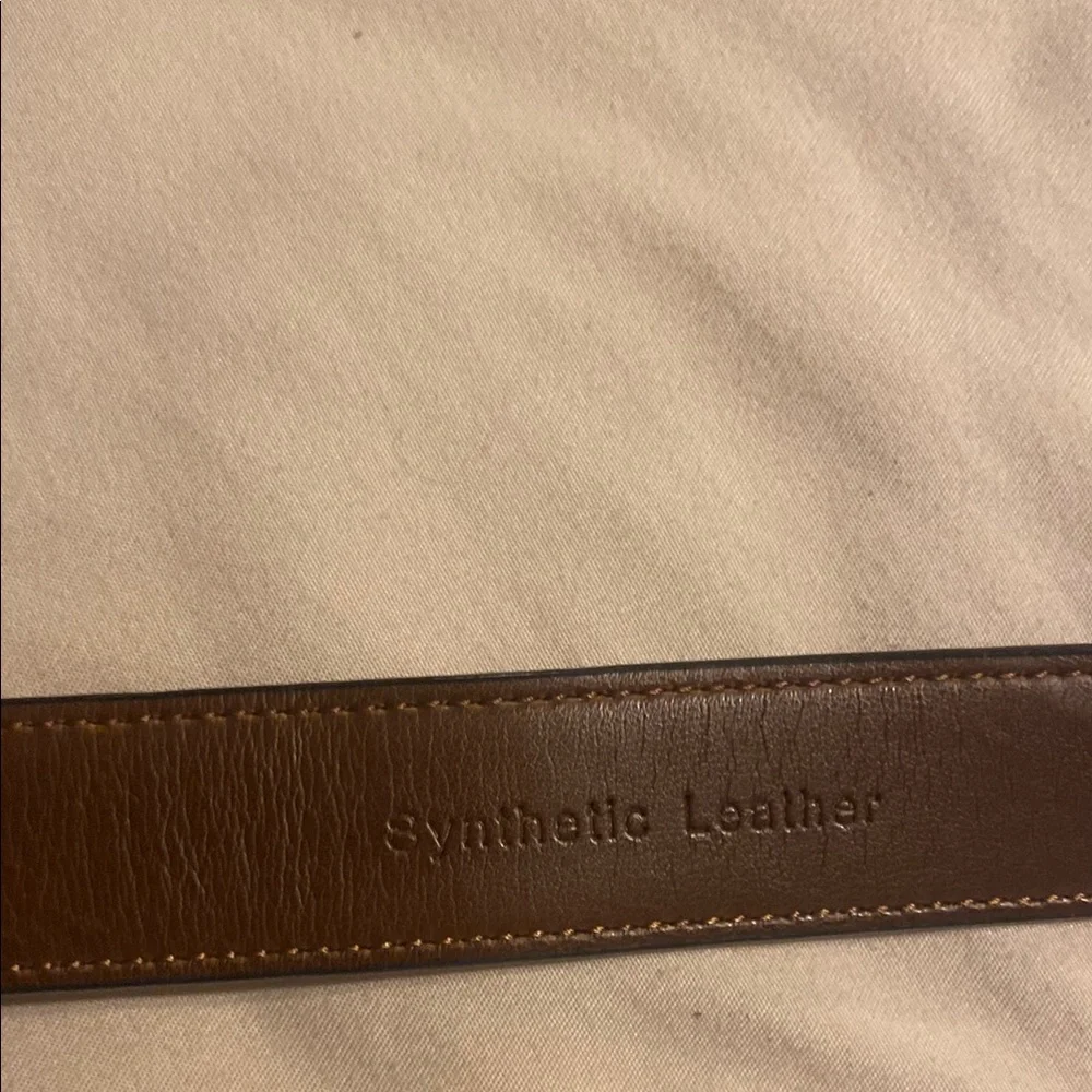 Dockers Brown and Silver Belt Classic Accessories